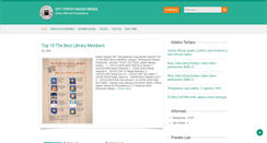 Desktop Screenshot of elibrary.unisba.ac.id