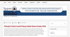 Desktop Screenshot of lppm.unisba.ac.id